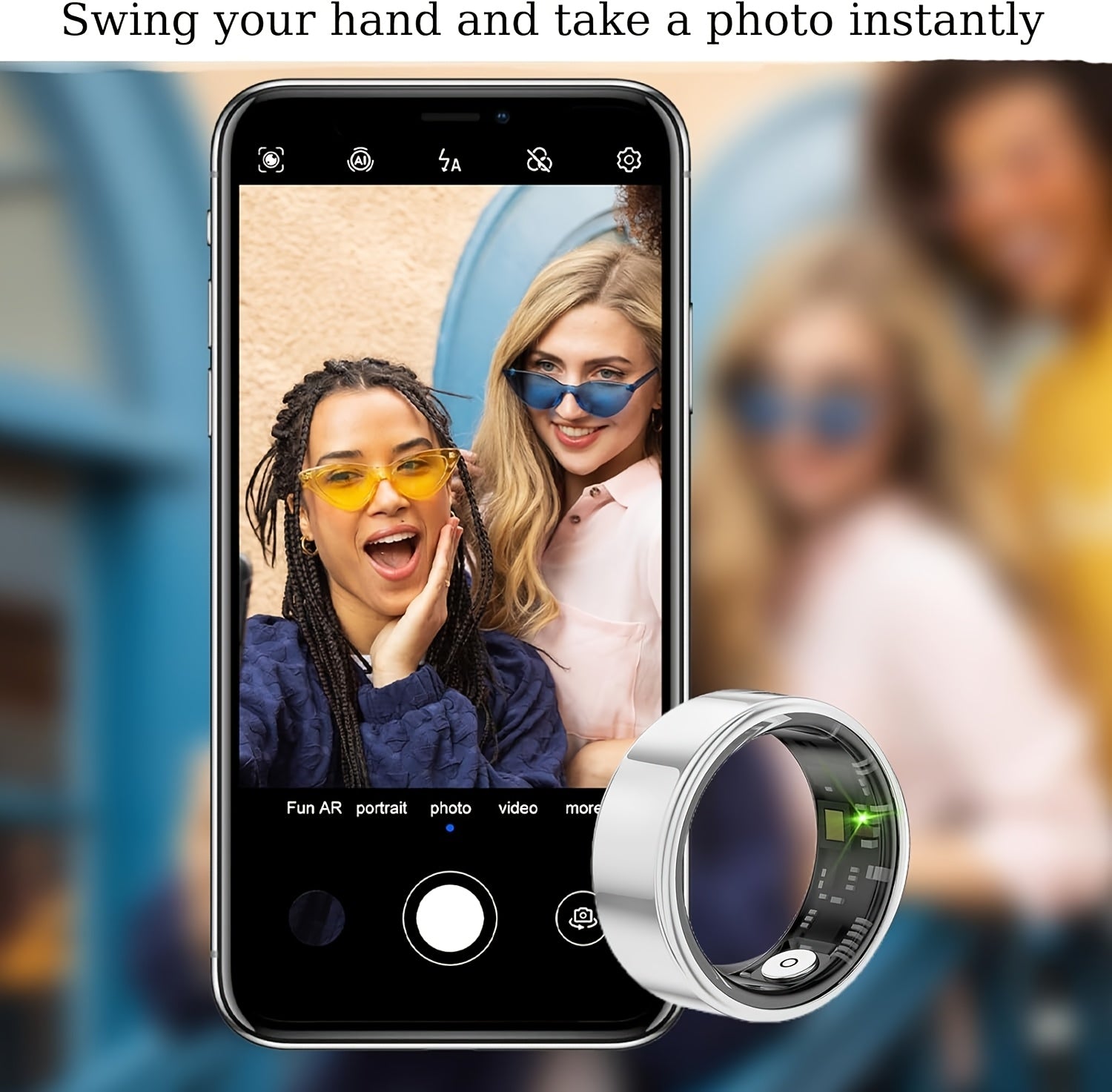 Smart Fitness Ring for Men & Women – Health & Activity Tracker