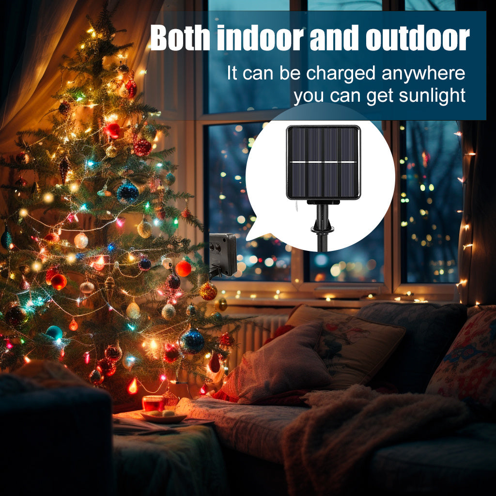 Solar String Lights – 300/100 LED Outdoor Fairy Lights for Garden & Holidays