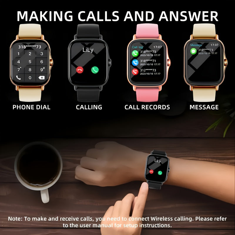 Large-Screen Smartwatch with HD Calls & Sports Modes