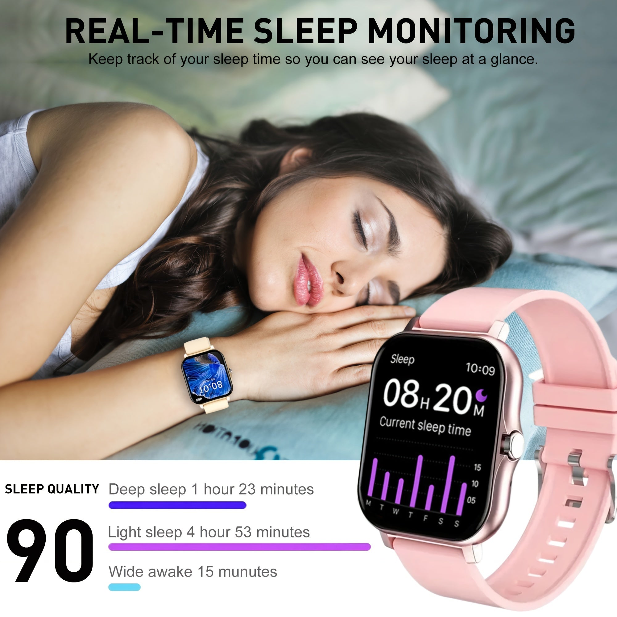 Large-Screen Smartwatch with HD Calls & Sports Modes