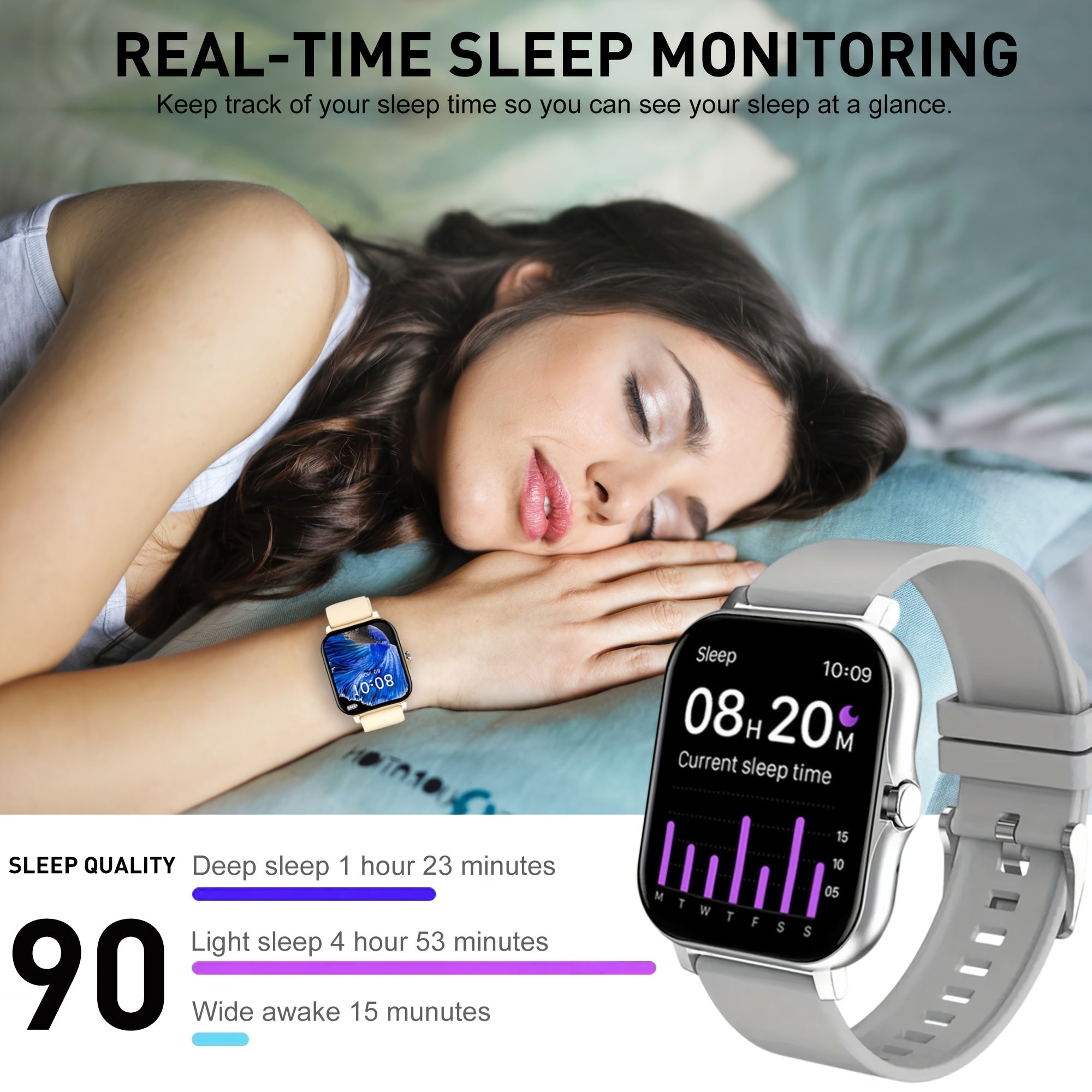 Large-Screen Smartwatch with HD Calls & Sports Modes