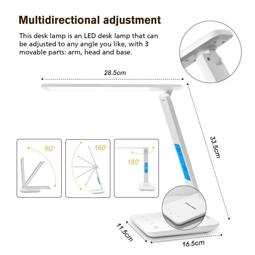 LAOPAO 10W Qi Wireless Charging LED Desk Lamp