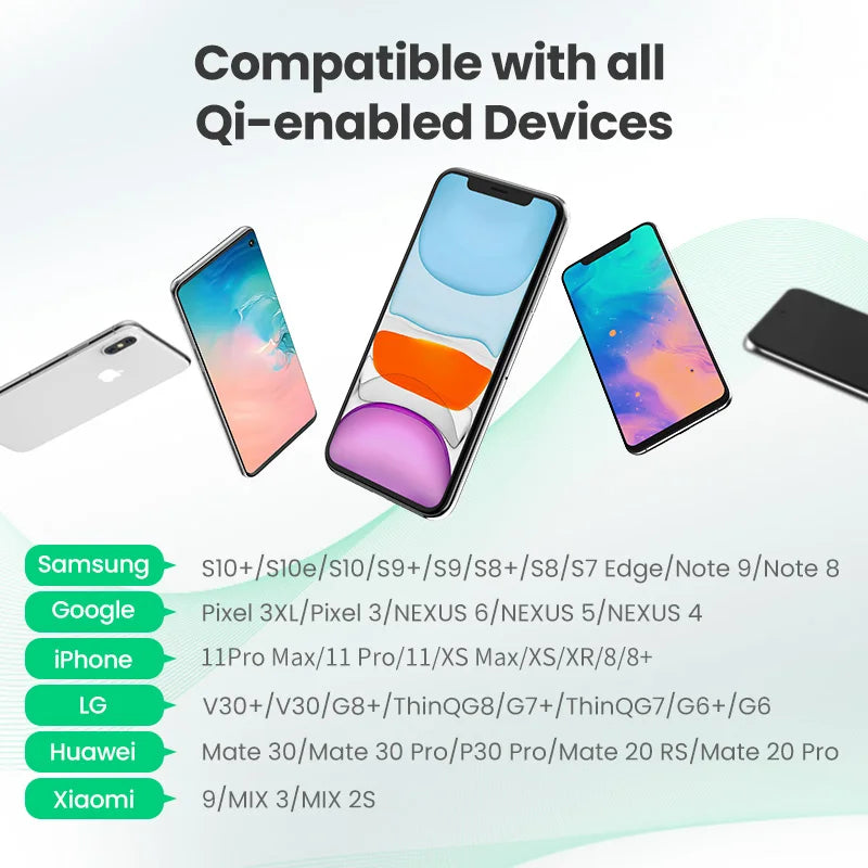 LAOPAO 10W Qi Wireless Charging LED Desk Lamp