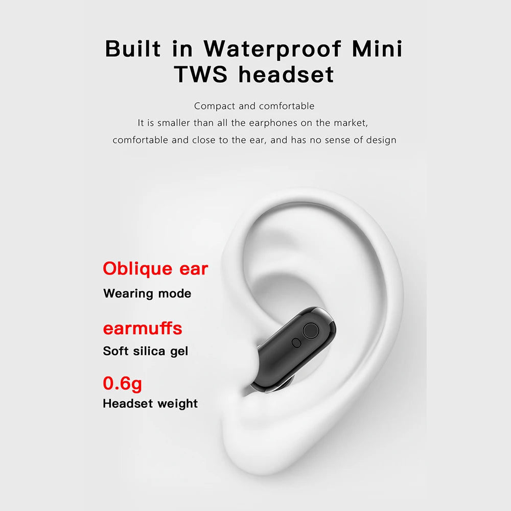 GEJIAN X10 Smartwatch with TWS Bluetooth Earbuds