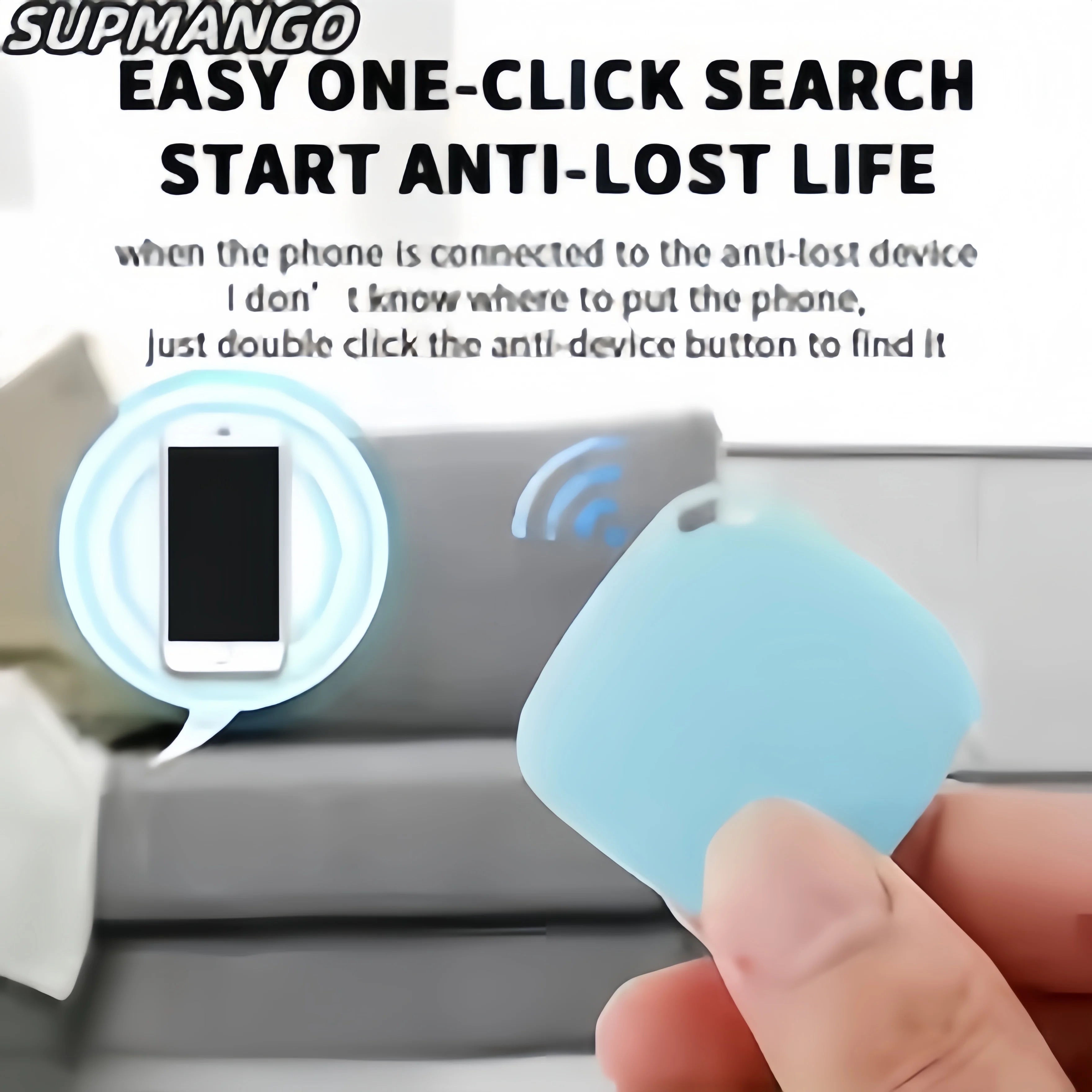 Mini Bluetooth GPS Tracker – Smart Key Finder for iOS