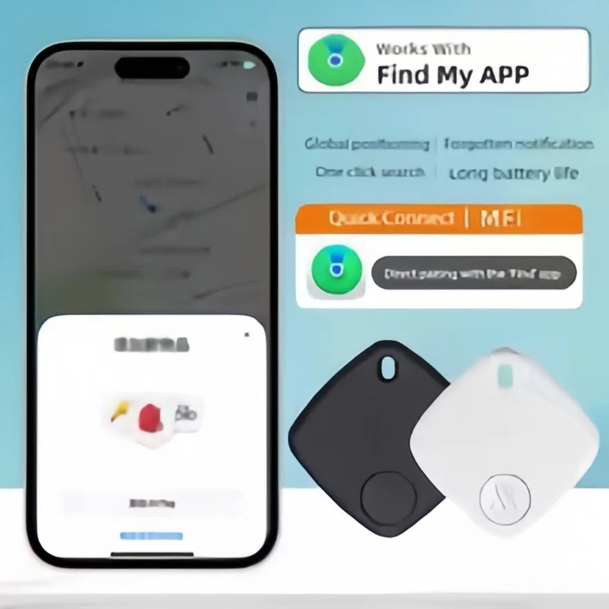 Mini Bluetooth GPS Tracker – Smart Key Finder for iOS