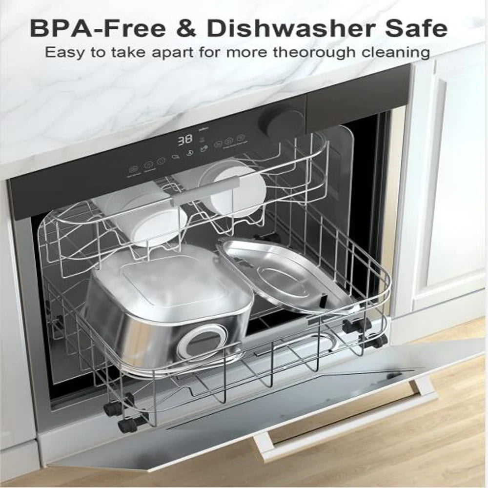 3.2L Stainless Steel Pet Water Fountain with Visual Window