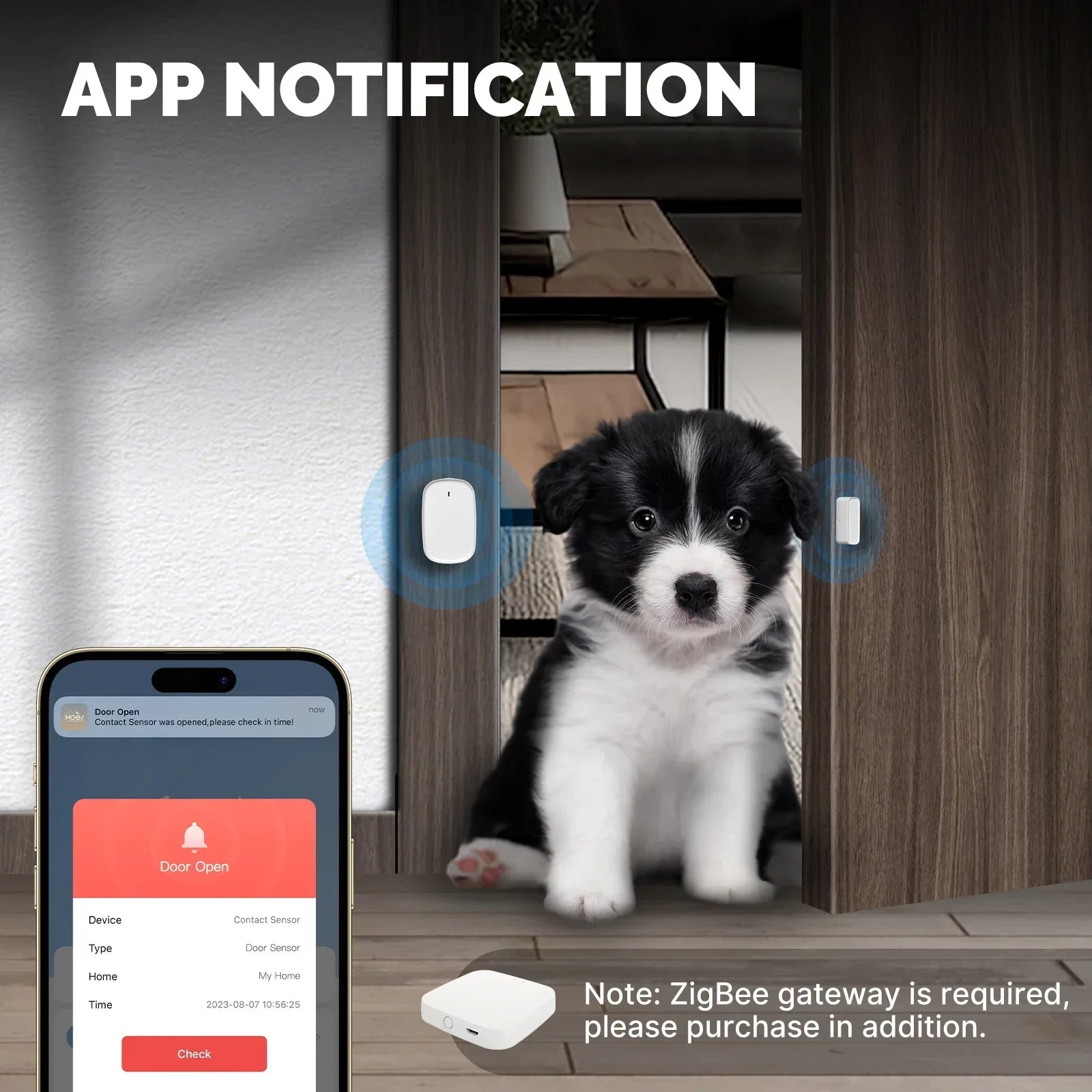 MOES ZigBee Smart Door & Window Sensor
