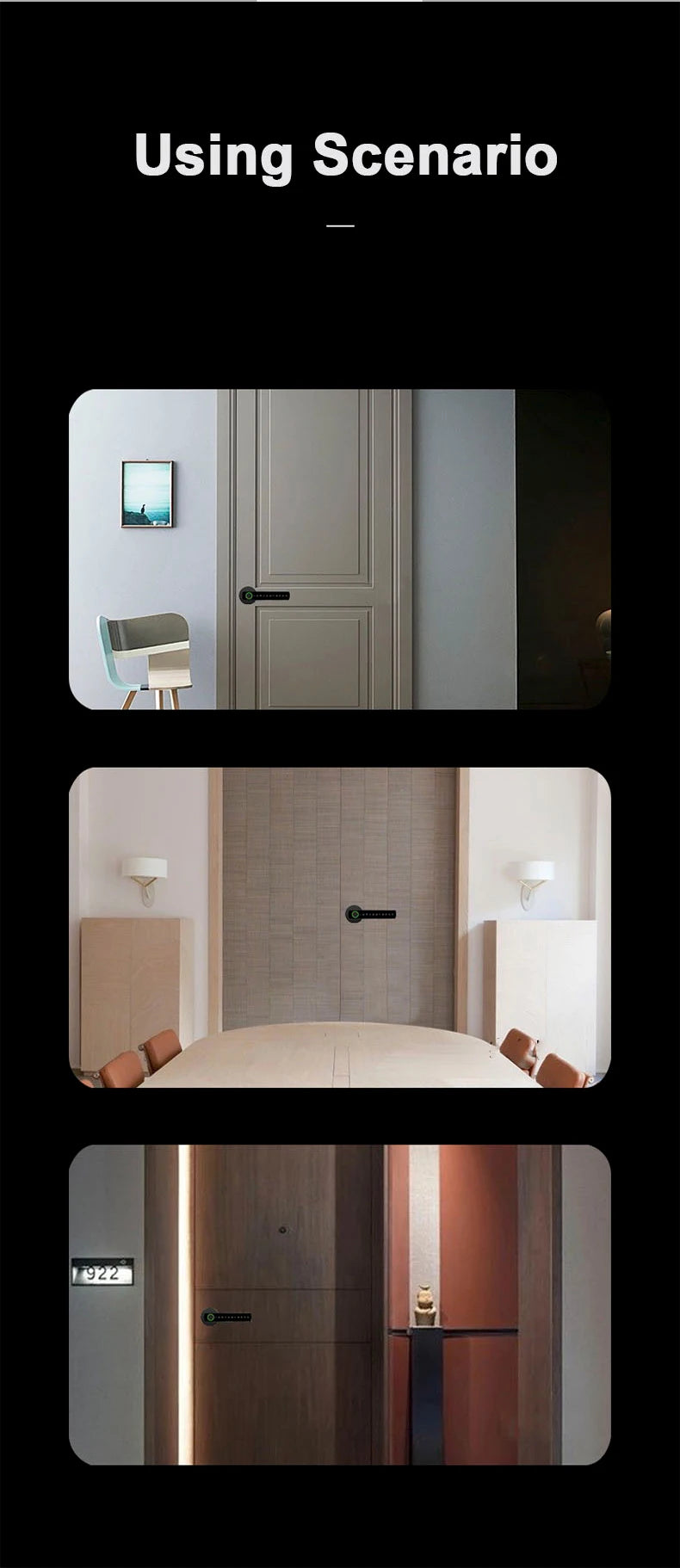 RAYKUBE M5 Smart Fingerprint Door Lock – Tuya APP Compatible