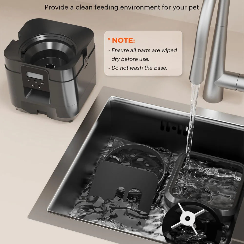 Smart Automatic Pet Feeder with Timed Slow Feeding Bowl