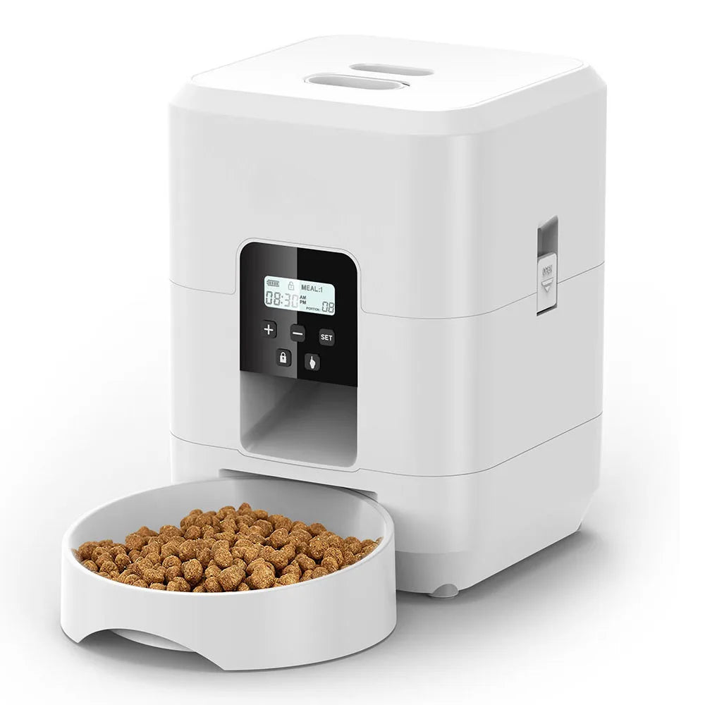 Smart Automatic Pet Feeder with Timed Slow Feeding Bowl