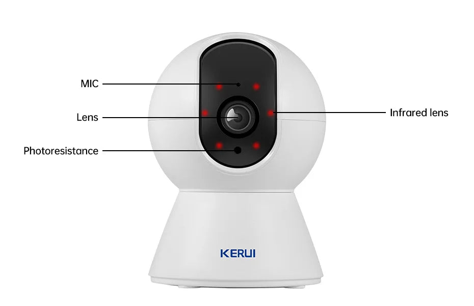 KERUI 4K WiFi Pet Camera – Smart Home Security Cam