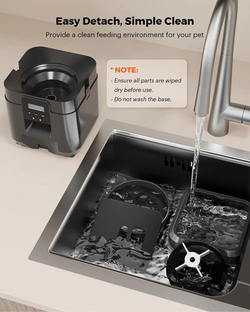 Smart Automatic Pet Feeder with Timed Slow Feeding Bowl