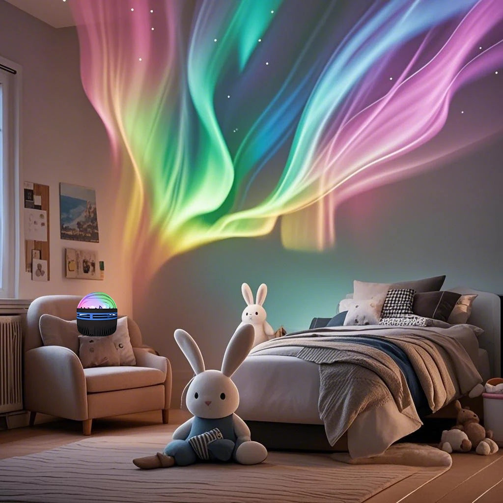 2-in-1 LED Galaxy Northern Light Projector