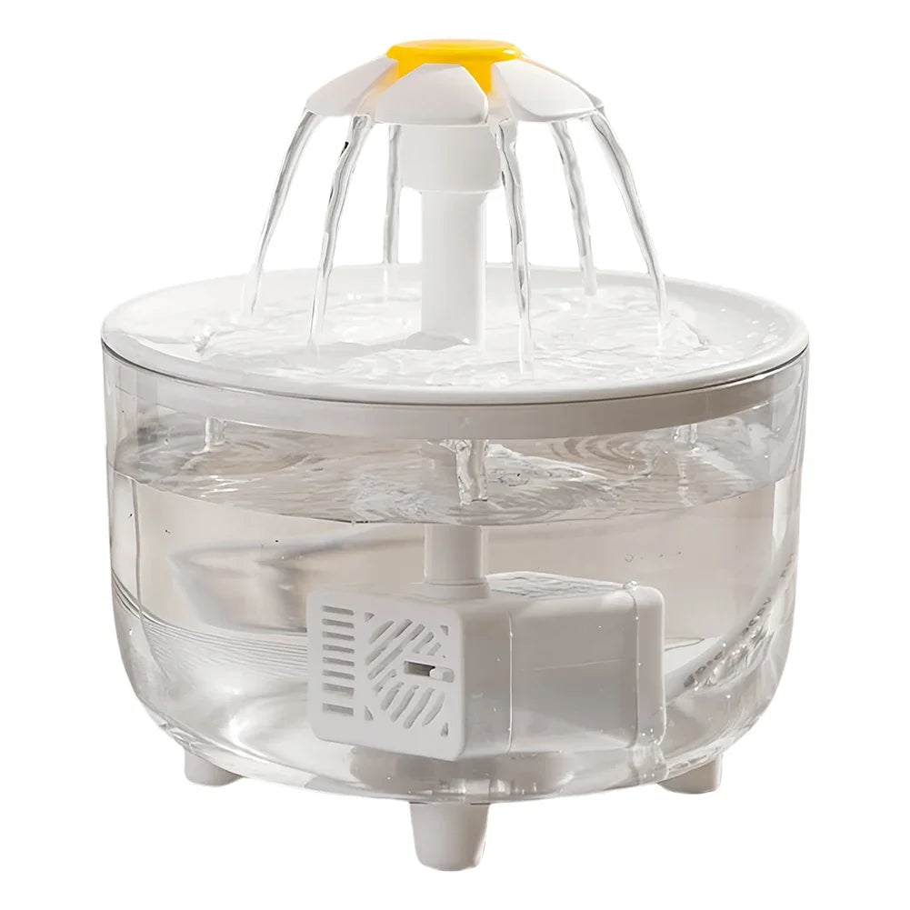 1200ml Electric Cat Water Fountain with USB Filter