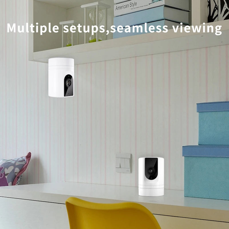 Foldable Indoor Pet Security Camera with Phone App