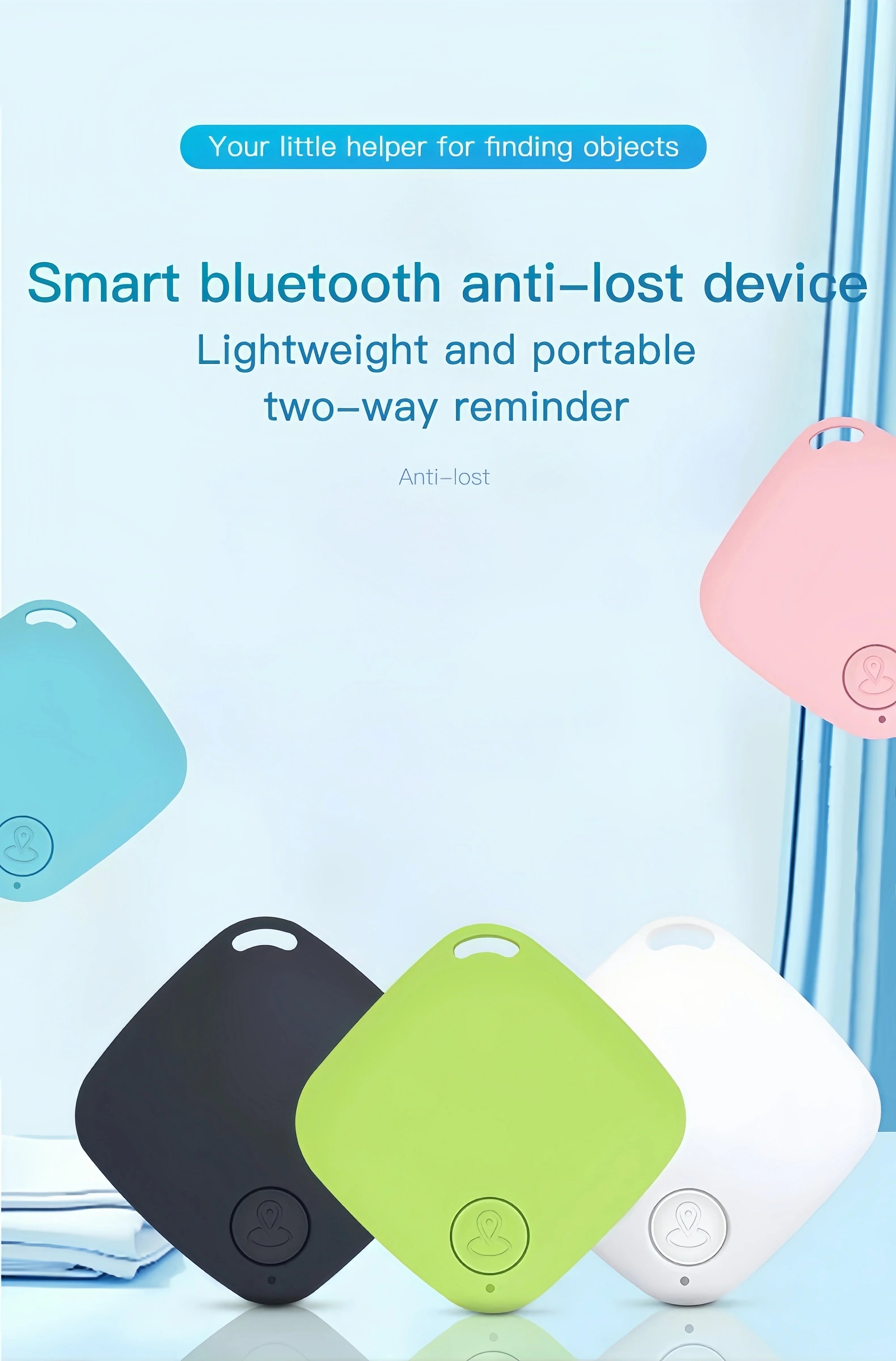 Mini Bluetooth GPS Tracker – Smart Key Finder for iOS