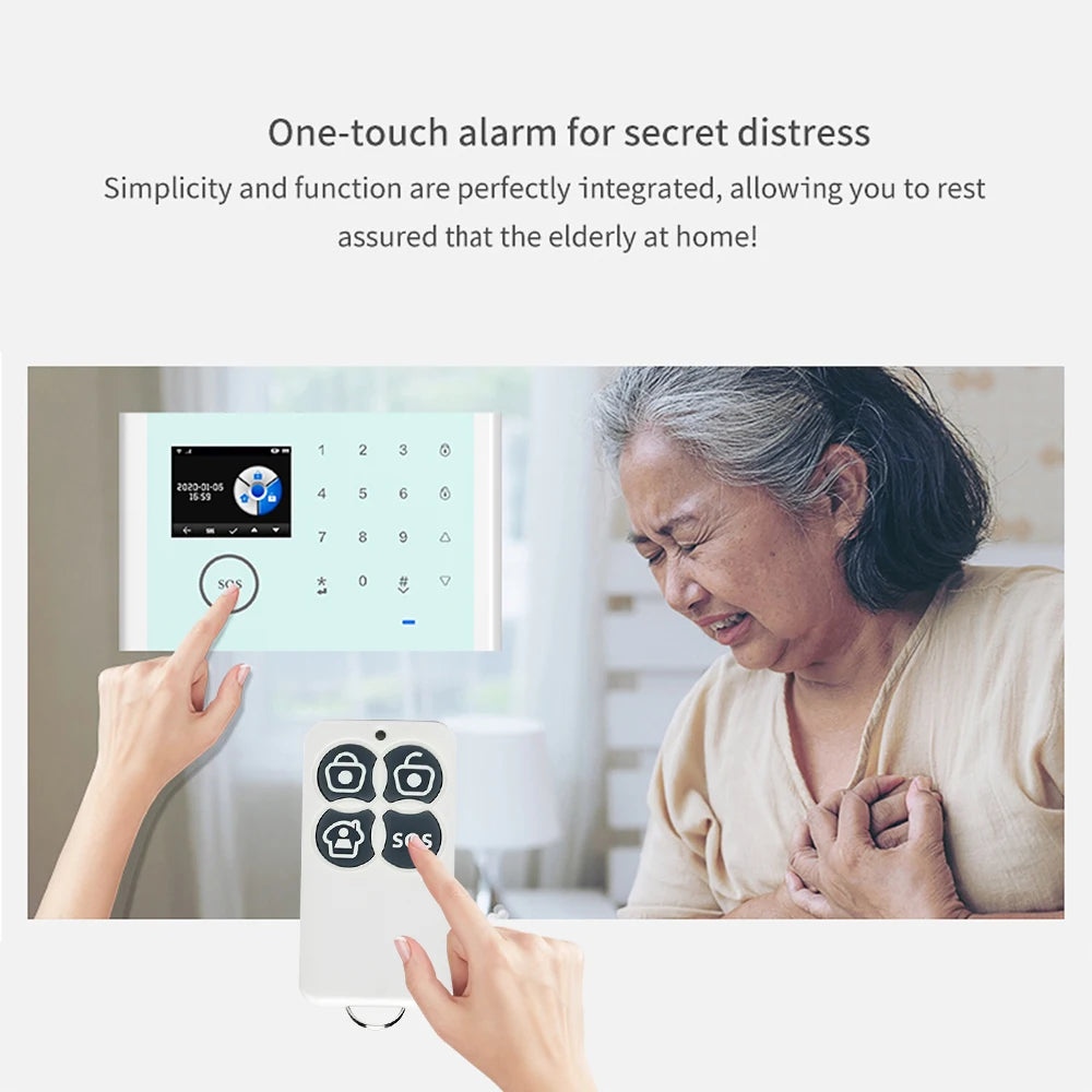 CS118 3-in-1 WiFi GSM GPRS Smart Home Alarm System