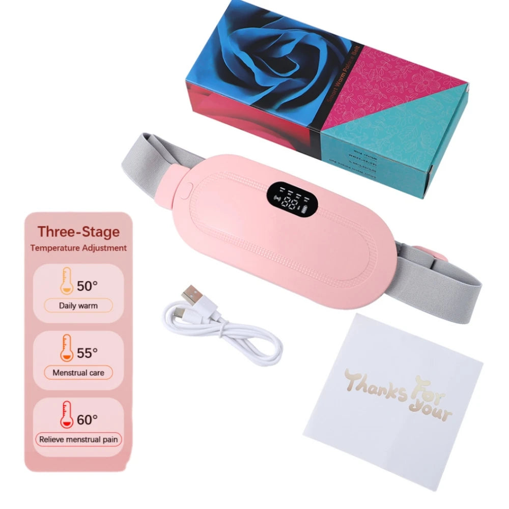 Electric Heating Pad & Vibrator for Menstrual Cramp Relief