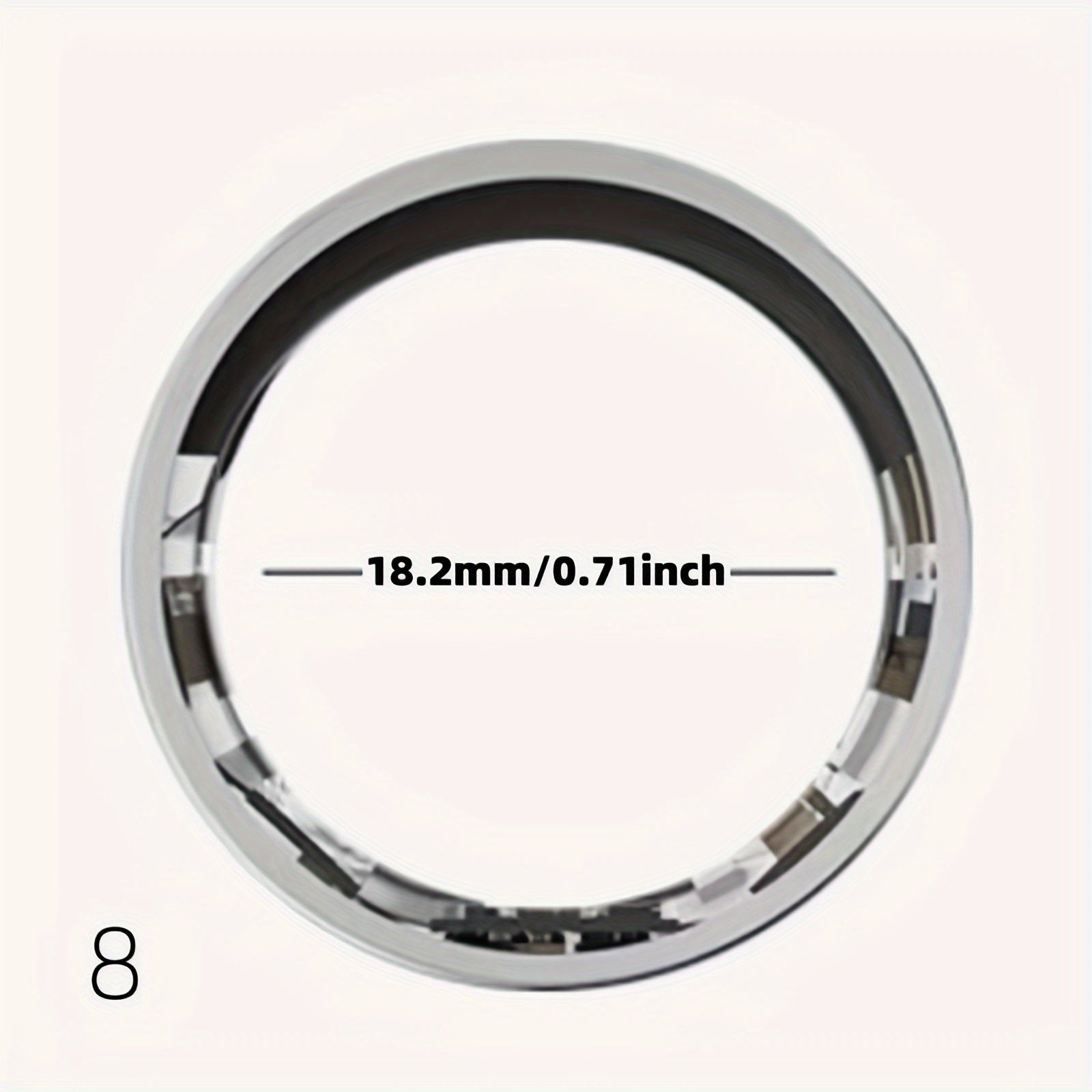 Smart Fitness Ring with Charging Case – iOS & Android Compatible