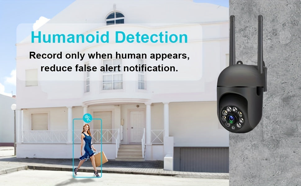2PCS 1080P WiFi Security Cameras – Indoor/Outdoor with Night Vision
